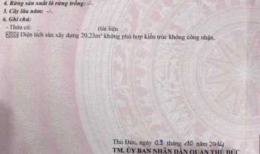 <3LC>: BÁN BIỆT THỰ – SÁT KHA VẠN CÂN – P. LINH CHIỂU – NGANG HƠN 9M