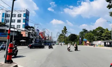 <225BT>: NHÀ MẶT TIỀN NGAY NGÃ 4 THỦ ĐỨC- NHÀ 1 TRỆT 1 LẦU – P. BÌNH THỌ – 113.6M2