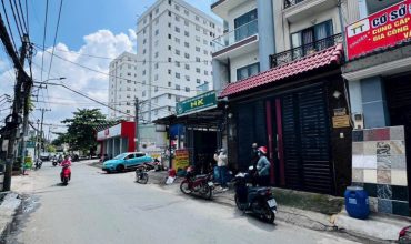 <2163TT>: GẤP BÁN NHÀ MẶT TIỀN 1T1L KINH DOANH TỐT GẦN GA METRO BÌNH THÁI
