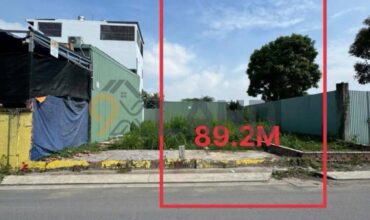<2074TNPB>: BÁN LÔ ĐẤT VỊ TRÍ ĐẸP – ĐÓN SÓNG HẠ TẦNG – VUÔNG VỨC DỄ XÂY DỰNG – 89,2M²
